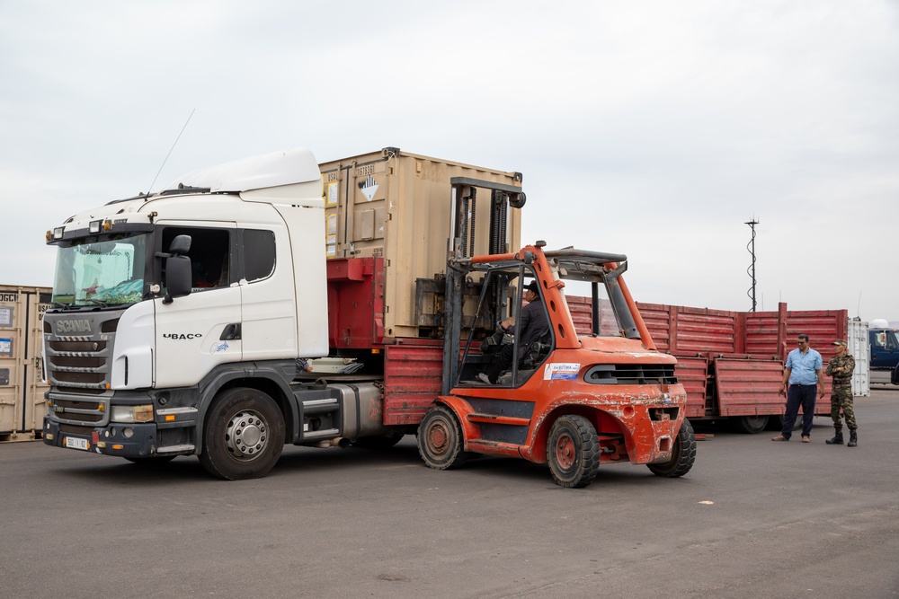 307th FRSD inventory and loading equipment