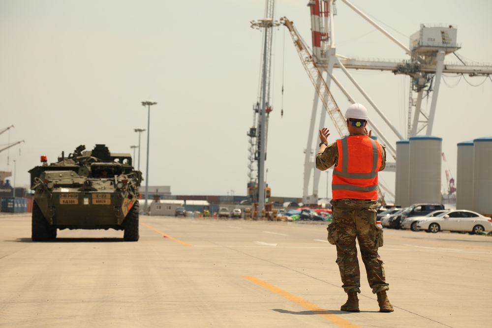 4th Infantry Division arrives in Korea