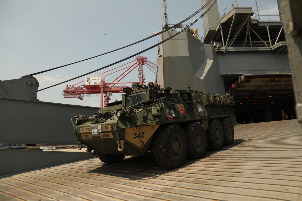 4th Infantry Division arrives in Korea