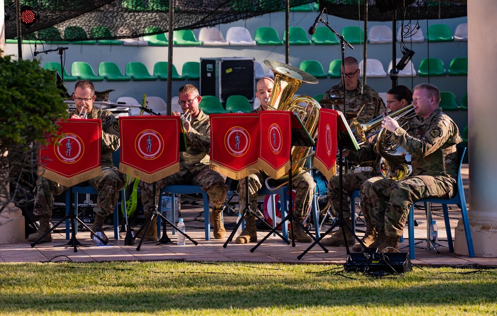 U.S. Army Band Entertains The Troops at Agadir, Morocco for African Lion 2023