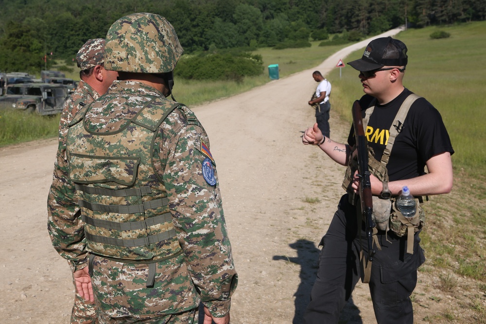 Armenian Troops Conduct a Sync Patrol