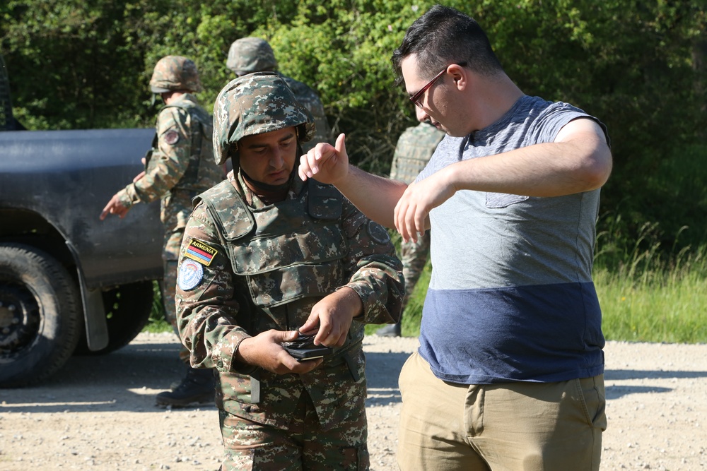 Armenian Troops Conduct a Sync Patrol