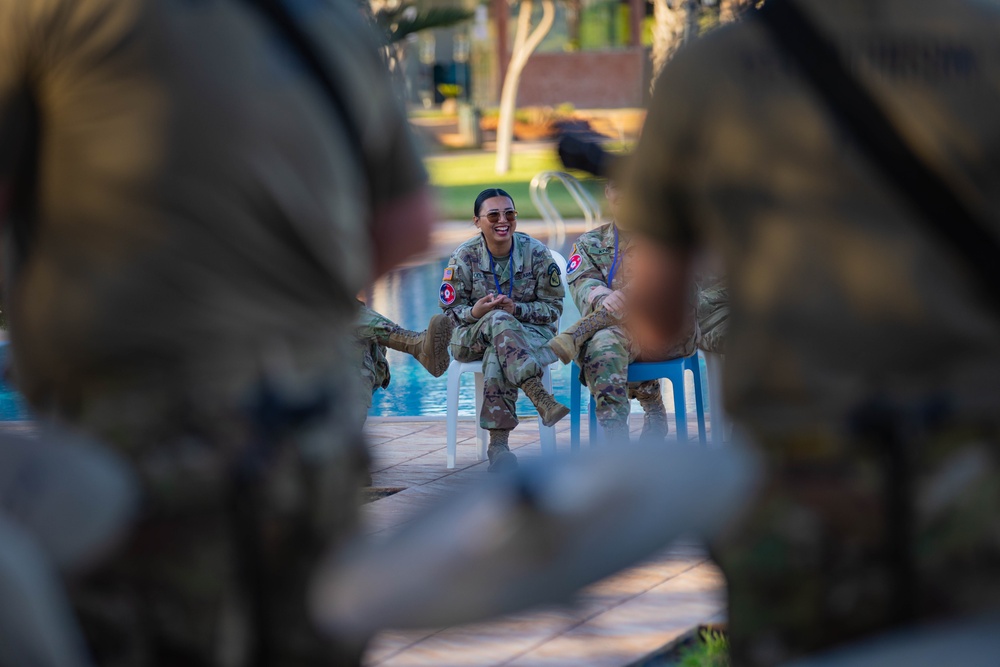 U.S. Army Band Entertains The Troops at Agadir, Morocco for African Lion 2023