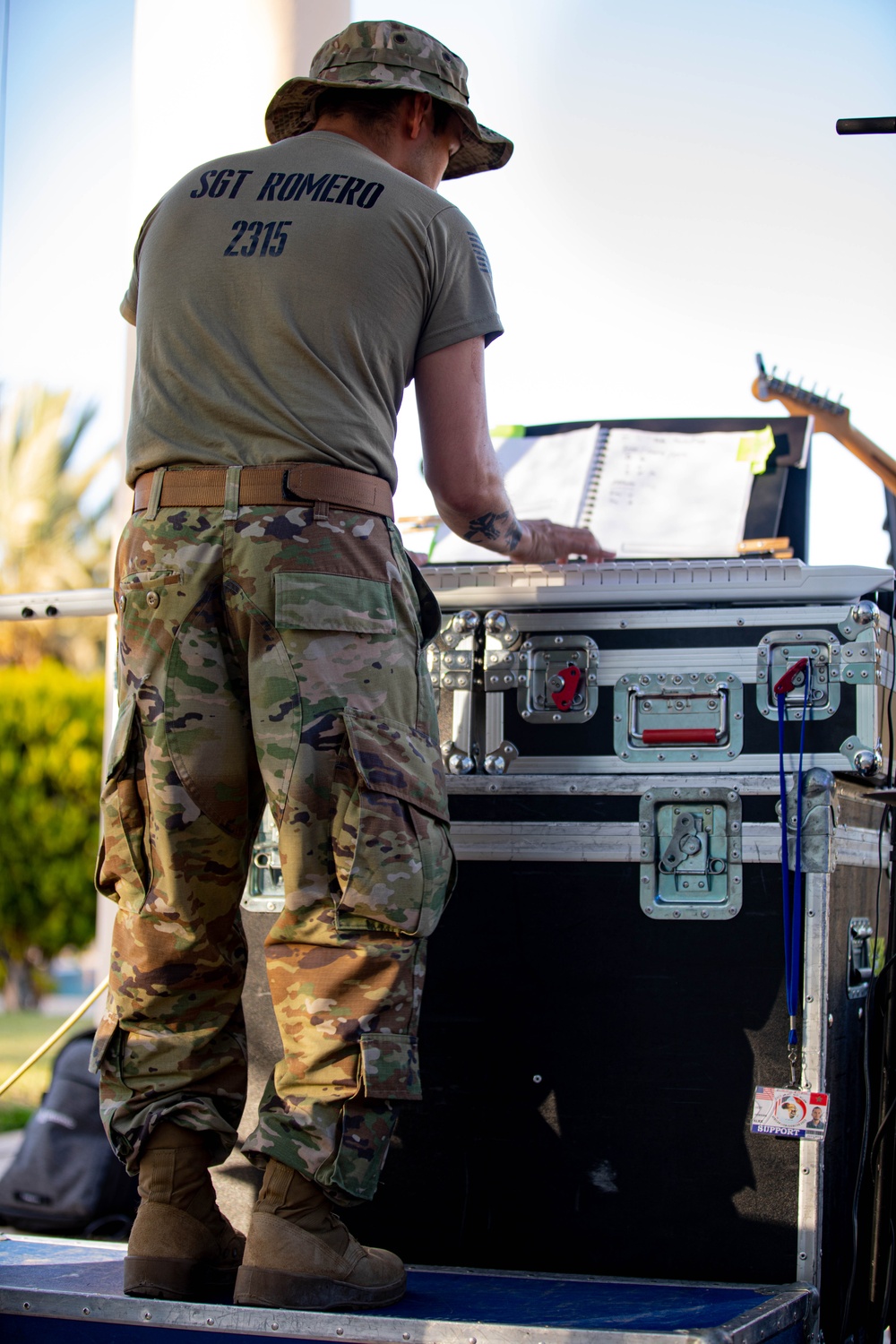 U.S. Army Band Entertains The Troops at Agadir, Morocco for African Lion 2023