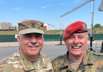 Old friends, shoulder to shoulder