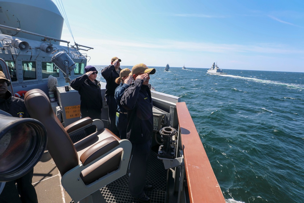 BALTOPS 23: USS Paul Ignatius Participates in NATO Formation