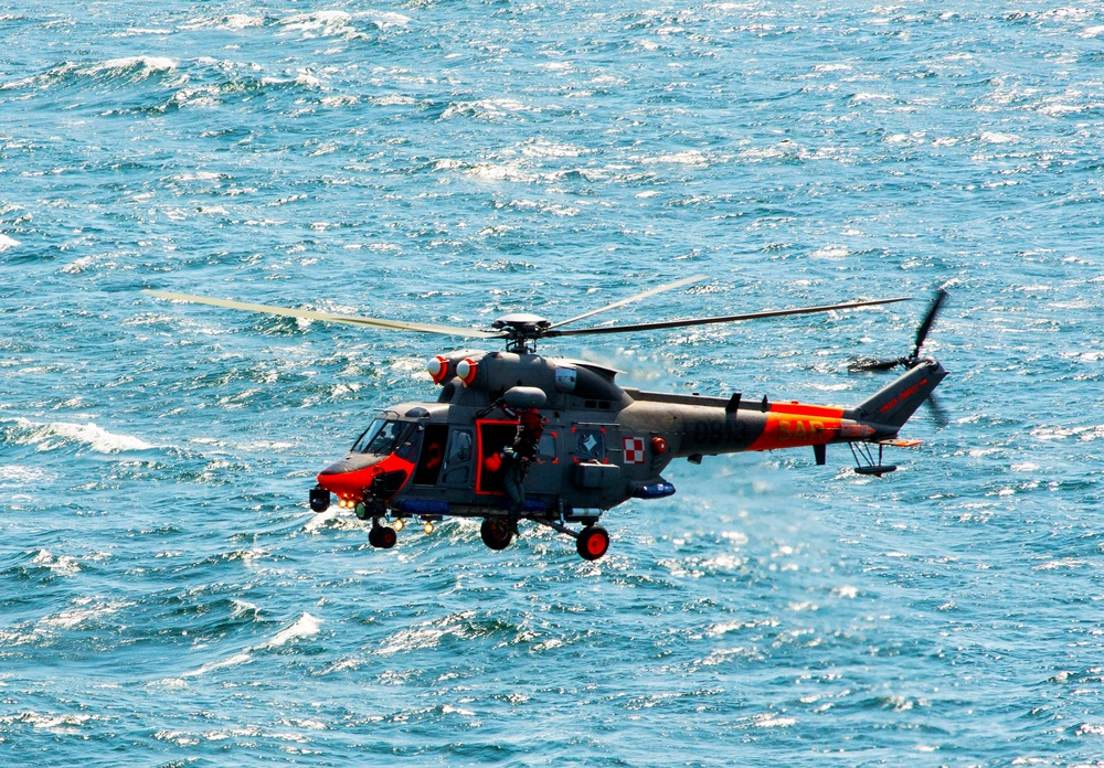 Polish Navy Search and Rescue Exercise