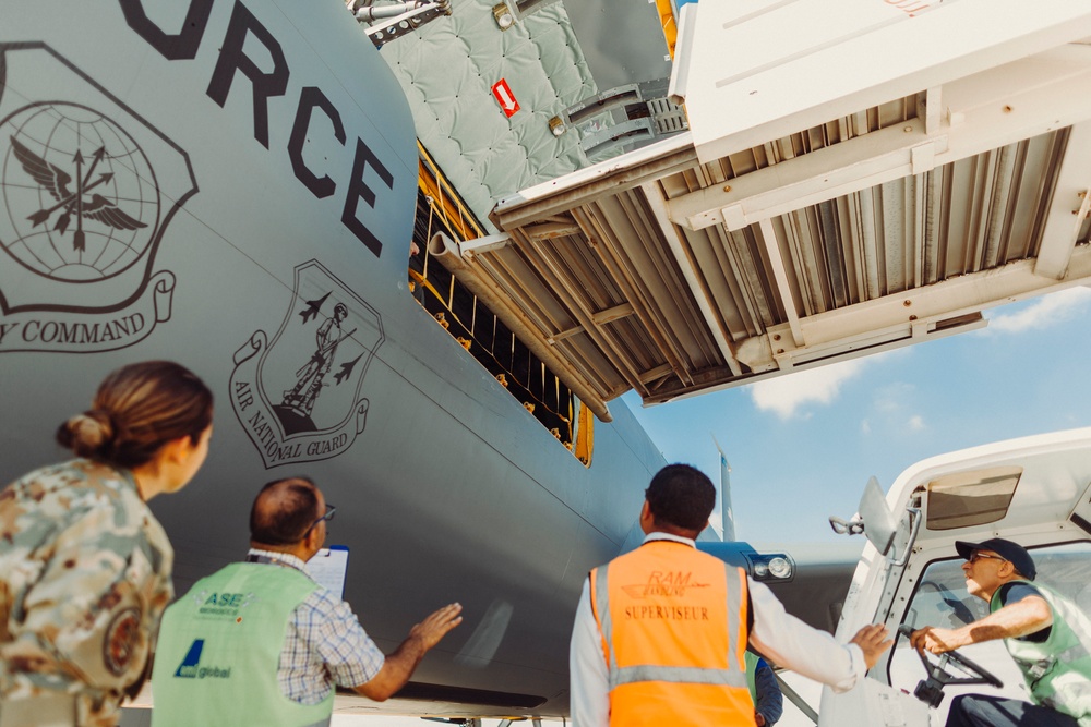 The 151st Medical Group from Utah Air National Guard arrives in Morocco for African Lion 2023