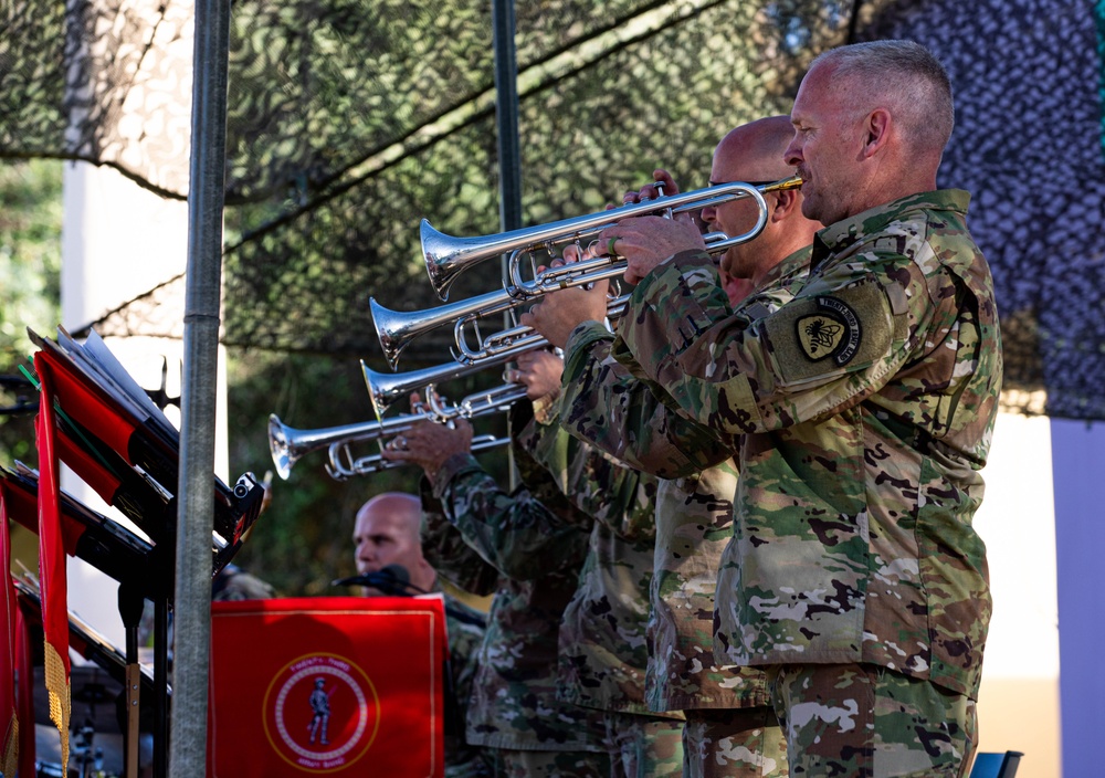 Utah Army National Guard band entertains troops and Moroccans in Agadir, Morocco during African Lion 2023