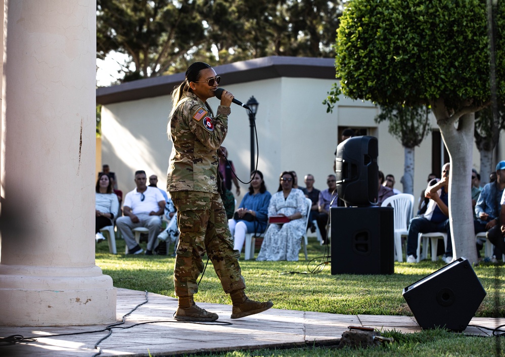 Utah Army National Guard band entertains troops and Moroccans in Agadir, Morocco during African Lion 2023