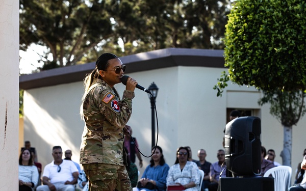 Utah Army National Guard band entertains troops and Moroccans in Agadir, Morocco during African Lion 2023