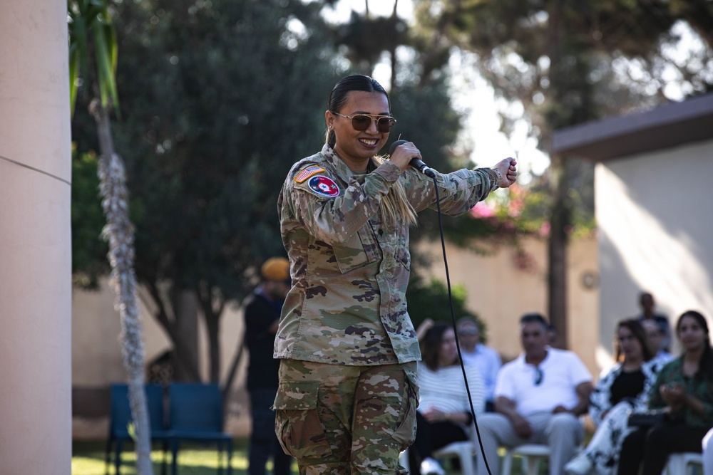 Utah Army National Guard band entertains troops and Moroccans in Agadir, Morocco during African Lion 2023