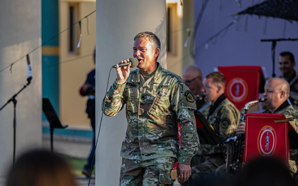 Utah Army National Guard band entertains troops and Moroccans in Agadir, Morocco during African Lion 2023