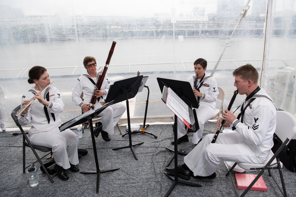 U.S. Navy Reception on USS Kansas City (LCS 22)