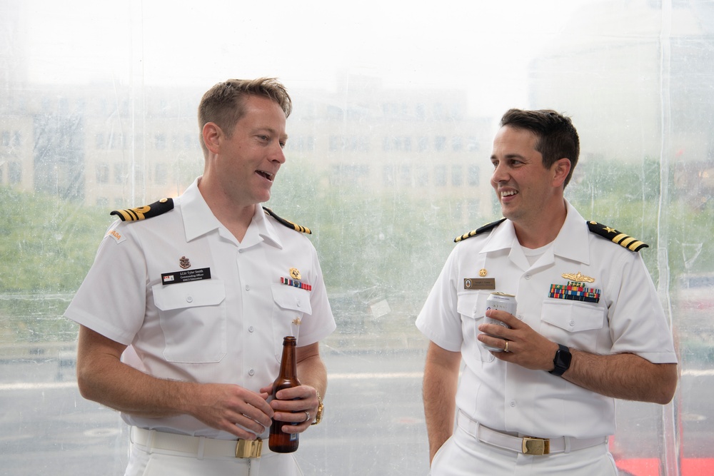 U.S. Navy Reception on USS Kansas City (LCS 22)