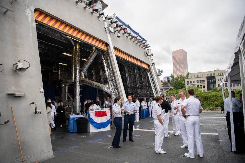 U.S. Navy Reception on USS Kansas City (LCS 22)