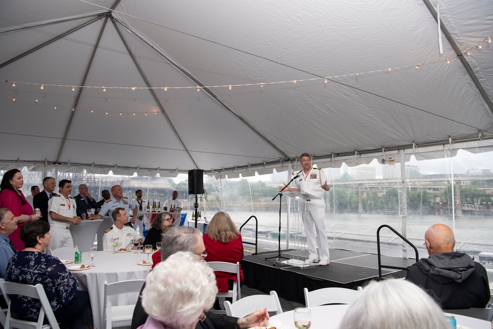 U.S. Navy Reception on USS Kansas City (LCS 22)