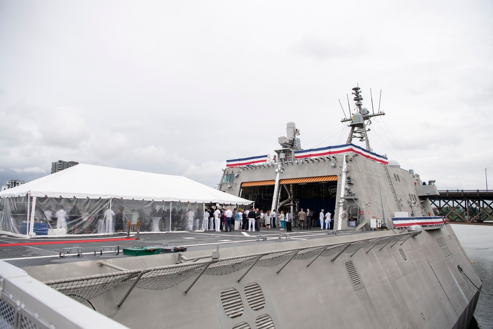 U.S. Navy Reception on USS Kansas City (LCS 22)