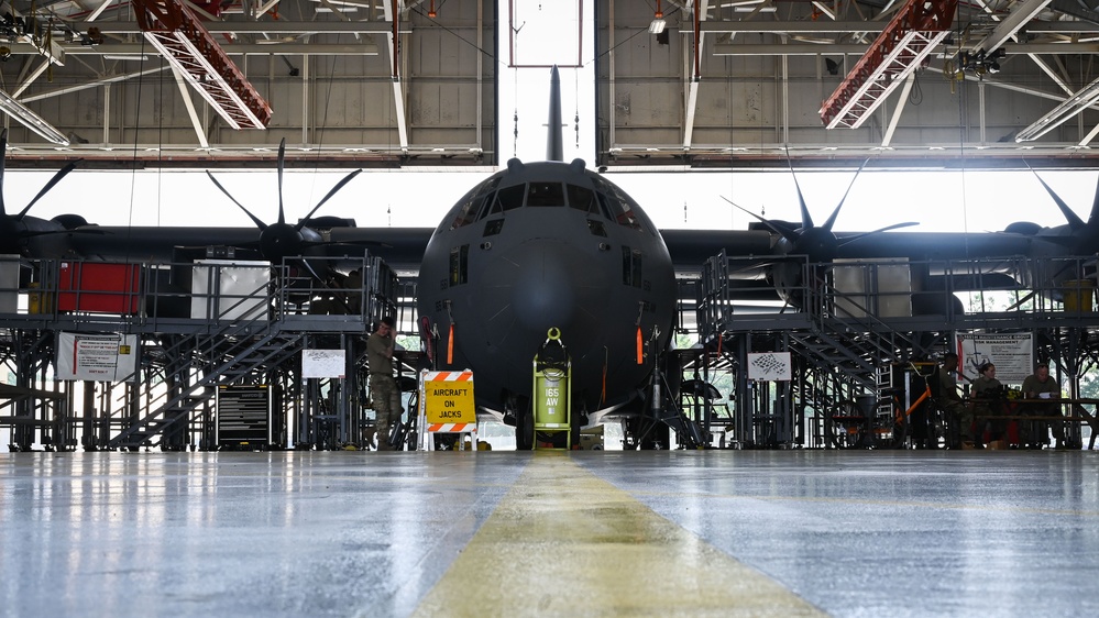 165th Maintenance Group's final drill weekend with the C-130 Hercules