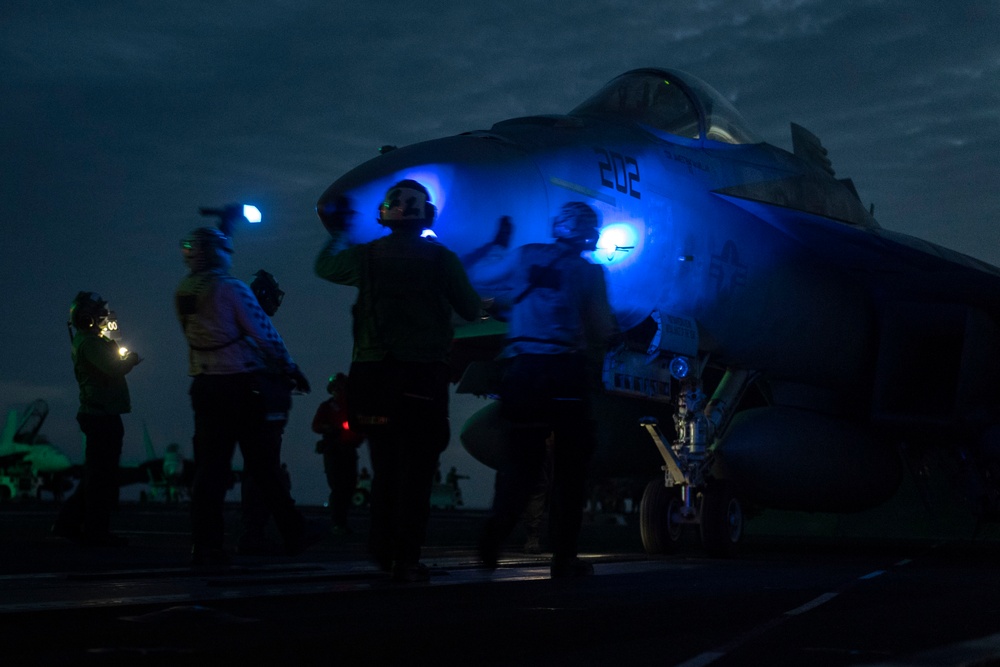 USS Ronald Reagan (CVN 76) conducts flight operations