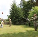 4th Infantry Division Soldiers participate in a cookout with students at an English language school in Boleslawiec, Poland