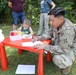 4th Infantry Division Soldiers participate in a cookout with students at an English language school in Boleslawiec, Poland