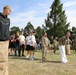 4th Infantry Division Soldiers participate in a cookout with students at an English language school in Boleslawiec, Poland