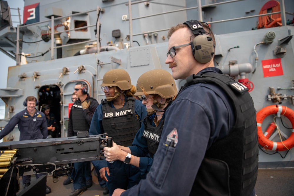 Midshipmen Conduct Summer Training Onboard USS Oscar Austin (DDG-79)