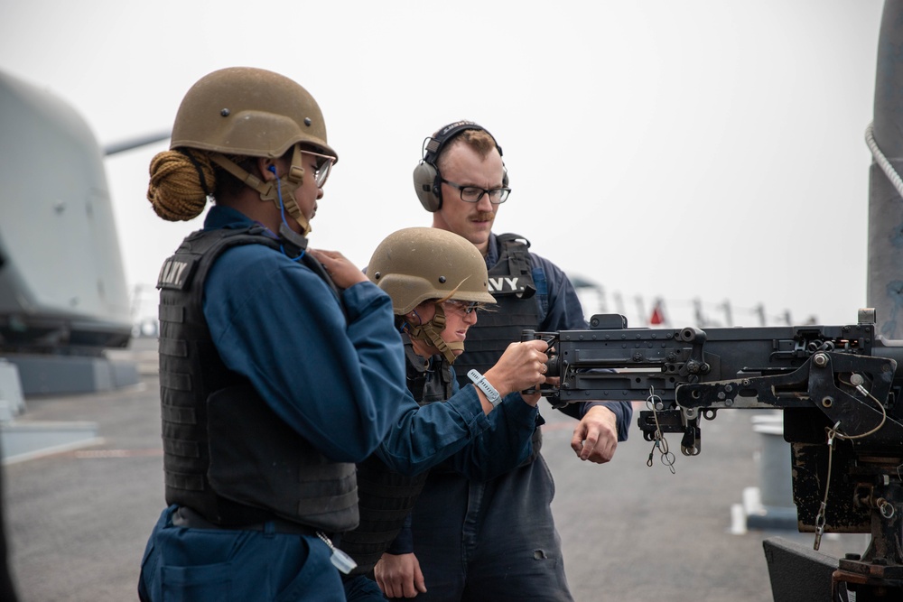 Midshipmen Conduct Summer Training Onboard USS Oscar Austin (DDG-79)