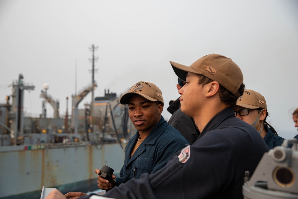 Midshipmen Conduct Summer Training Onboard USS Oscar Austin (DDG-79)