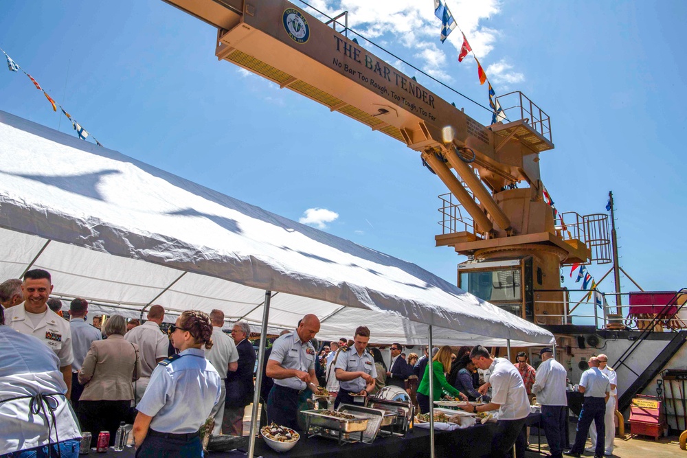 U.S. Coast Guard Cutter Elm (WLB 204) Hosts Reception During Portland Fleet Week