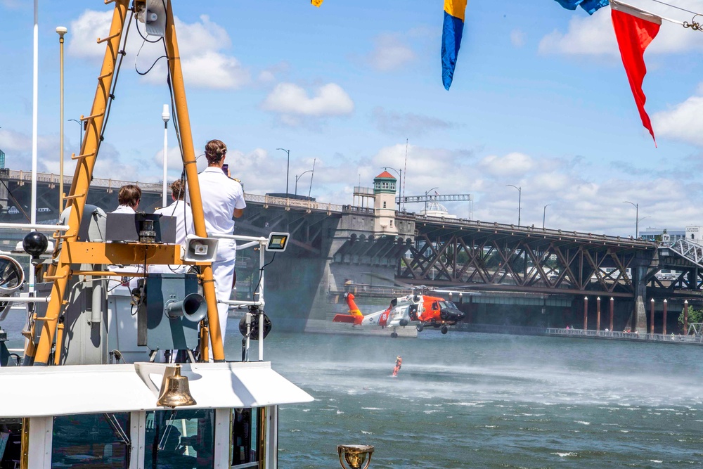 U.S. Coast Guard Cutter Elm (WLB 204) Hosts Reception During Portland Fleet Week