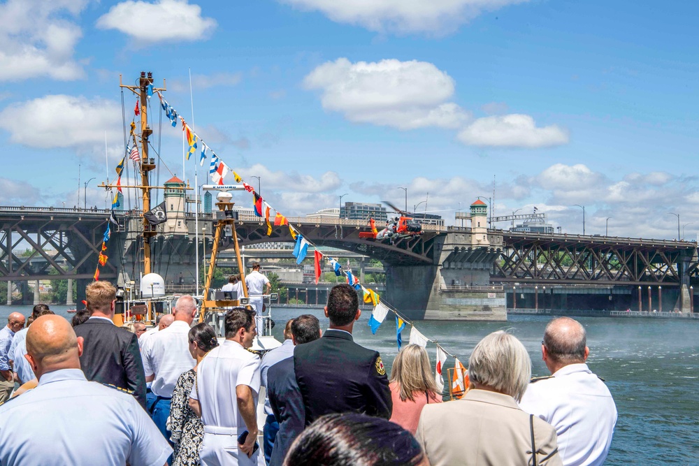 U.S. Coast Guard Cutter Elm (WLB 204) Hosts Reception During Portland Fleet Week