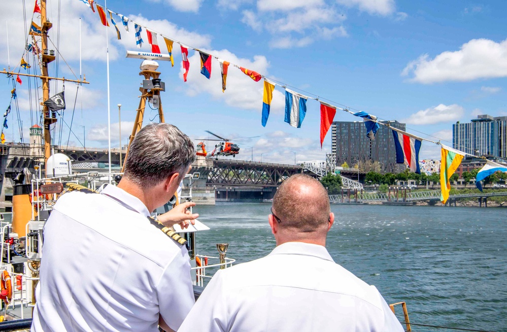 U.S. Coast Guard Cutter Elm (WLB 204) Hosts Reception During Portland Fleet Week