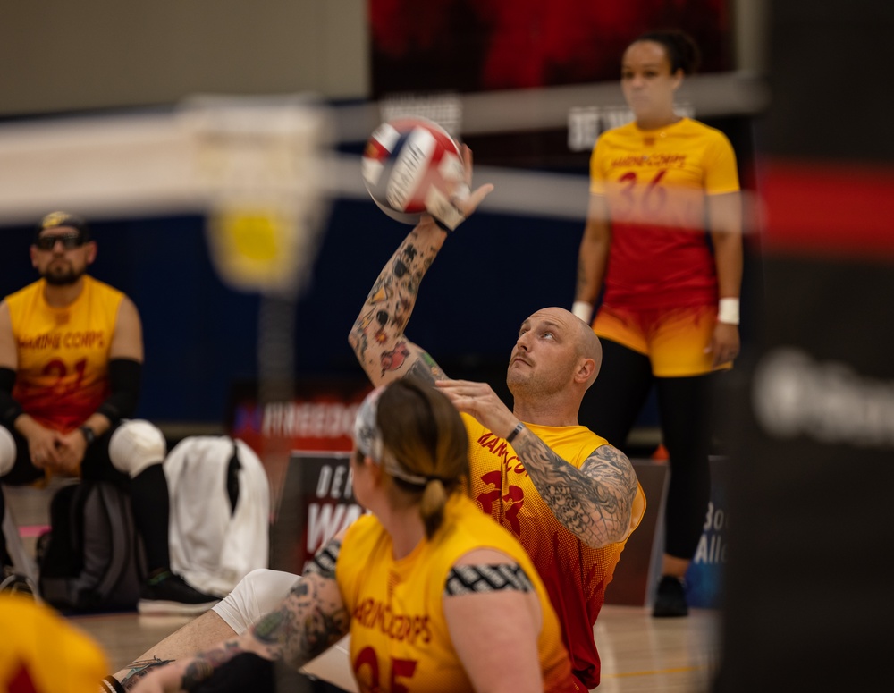 2023 DOD Warrior Games Challenge Team Marine Corps – Sitting Volleyball Prelims Day 1