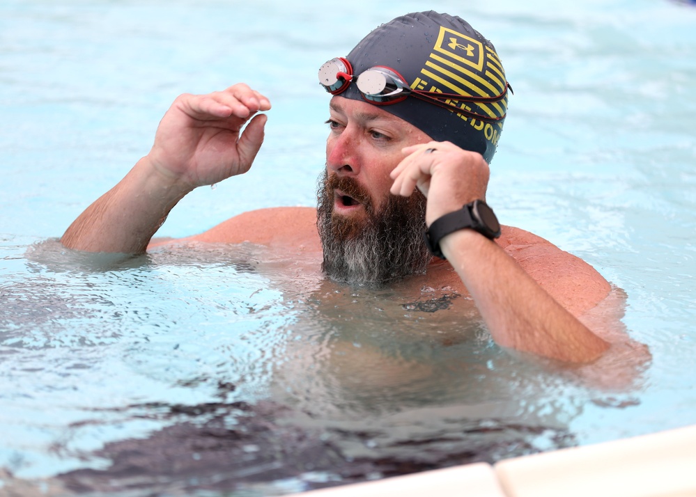 Team Navy Competes in Swimming Competion at the DoD Warrior Games Challenge 2023