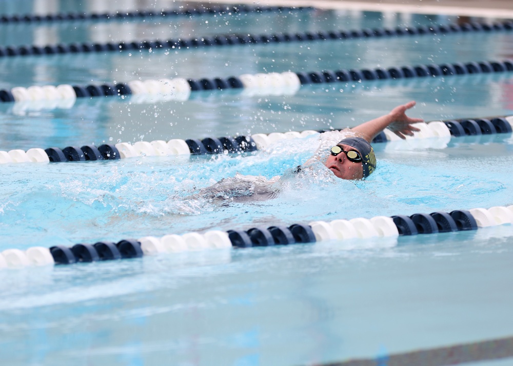 Team Navy Competes in Swimming Competion at the DoD Warrior Games Challenge 2023