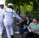 Sailors March in Portland Rose Festival's Grand Floral Parade