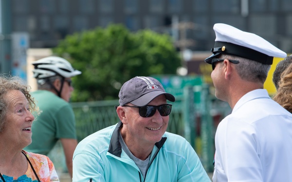 Sailors March in Portland Rose Festival's Grand Floral Parade