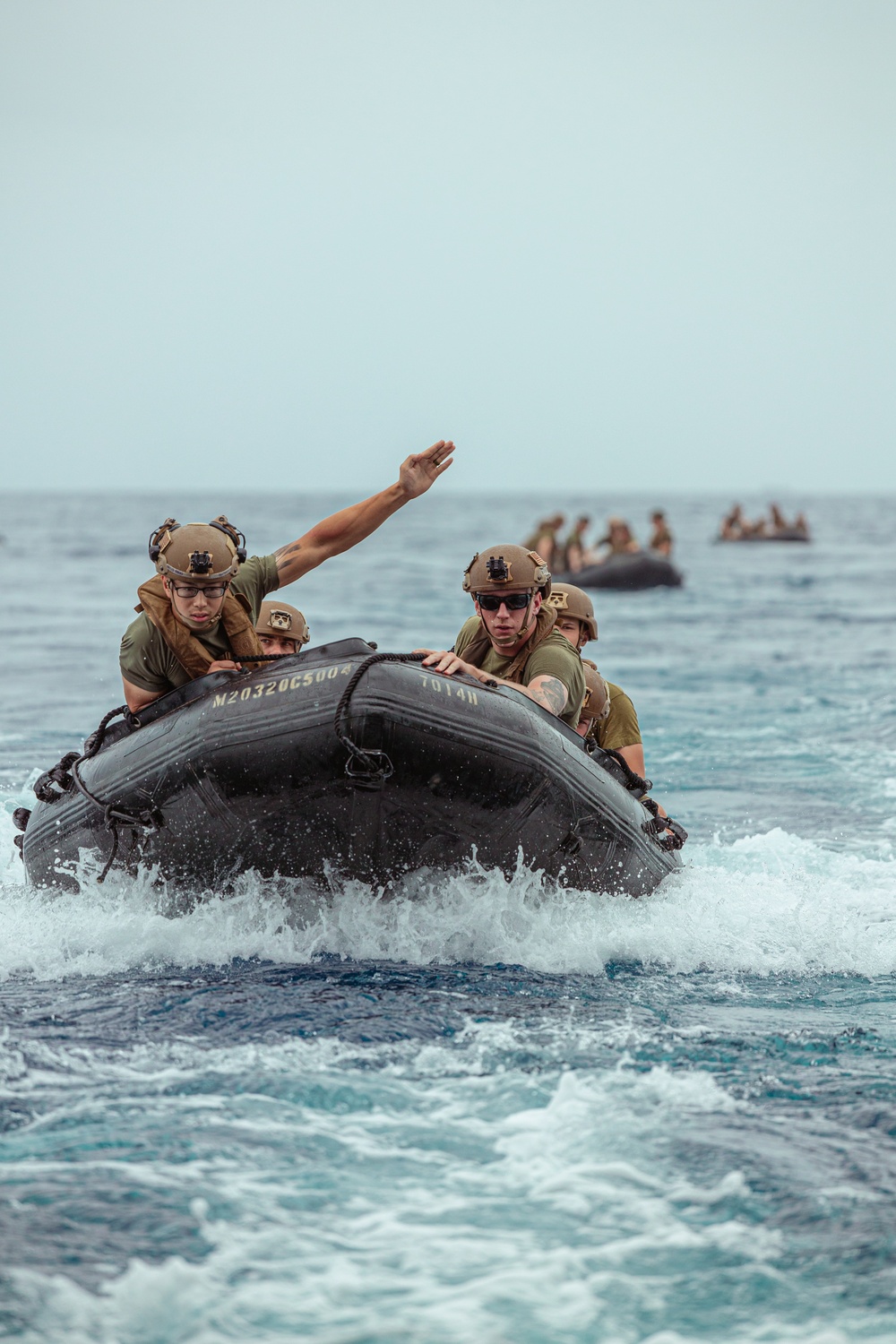 G. Co Conducts Launch and Recovery Exercise Aboard the USS Green Bay