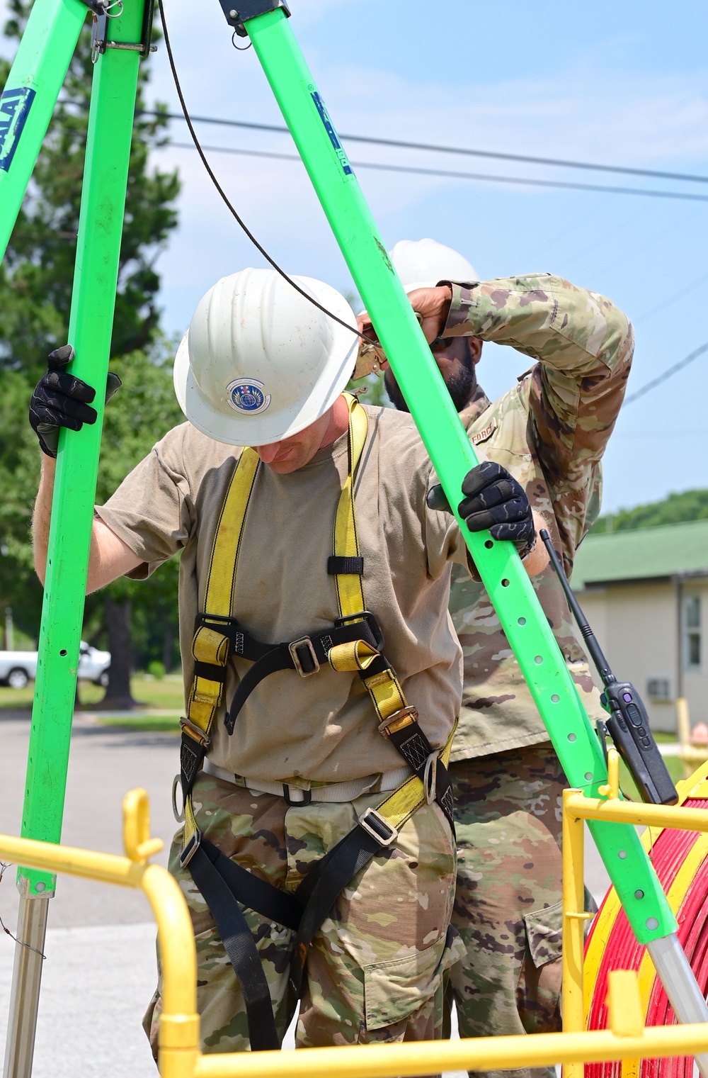 165 AW, 116 ACW partner for comms installation at Savannah ANGB