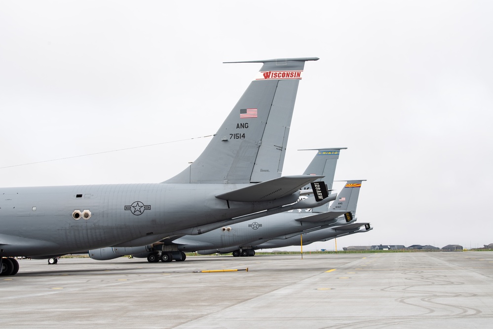 DVIDS - News - 128th Air Refueling Wing performs “Air Bridge” in