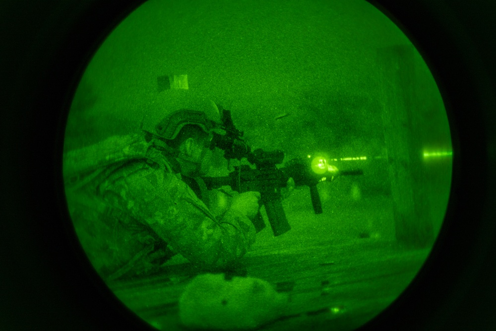 188th Security Forces Squadron Airmen Experience Nighttime and Air Base Ground Defense Training