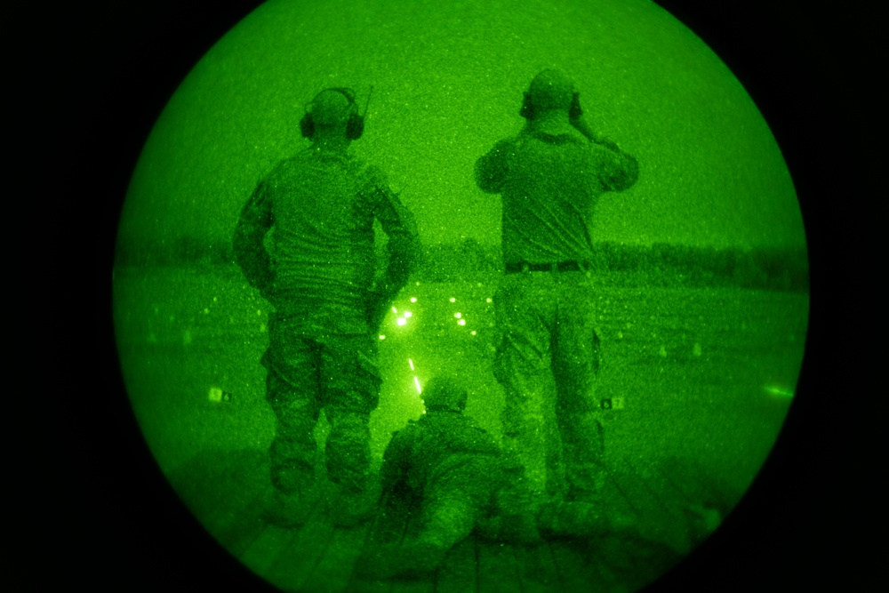 188th Security Forces Squadron Airmen Experience Nighttime and Air Base Ground Defense Training