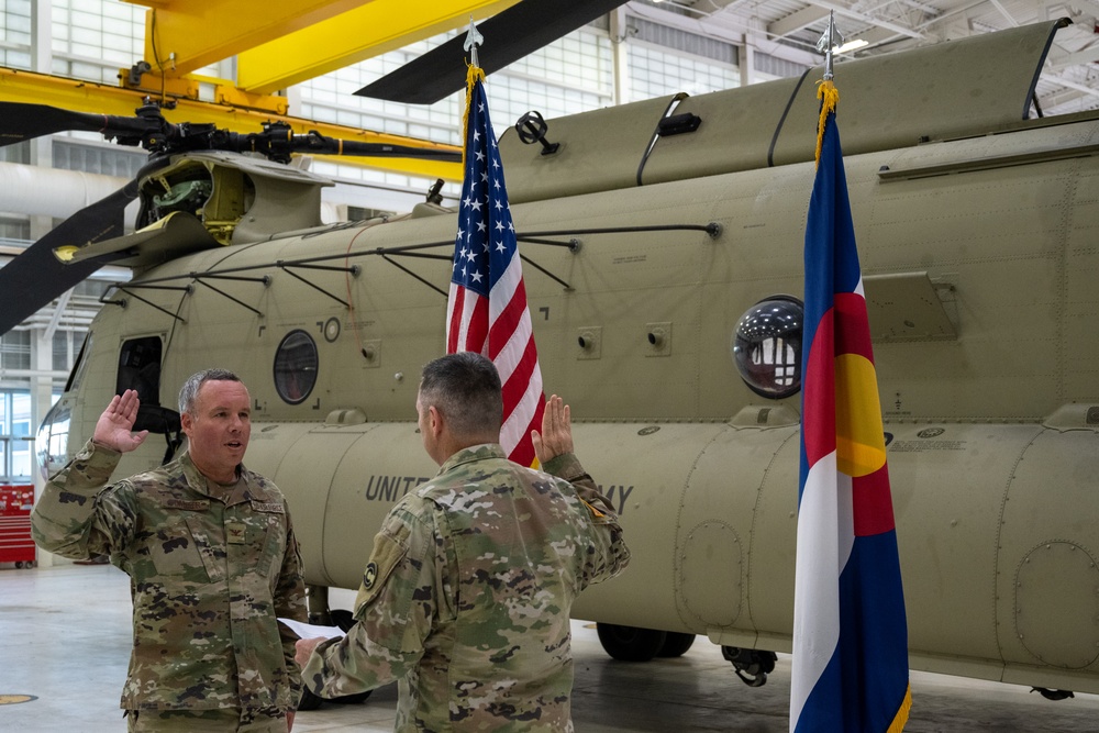 U.S. Air National Guard Col. Thomas Banker Promotion