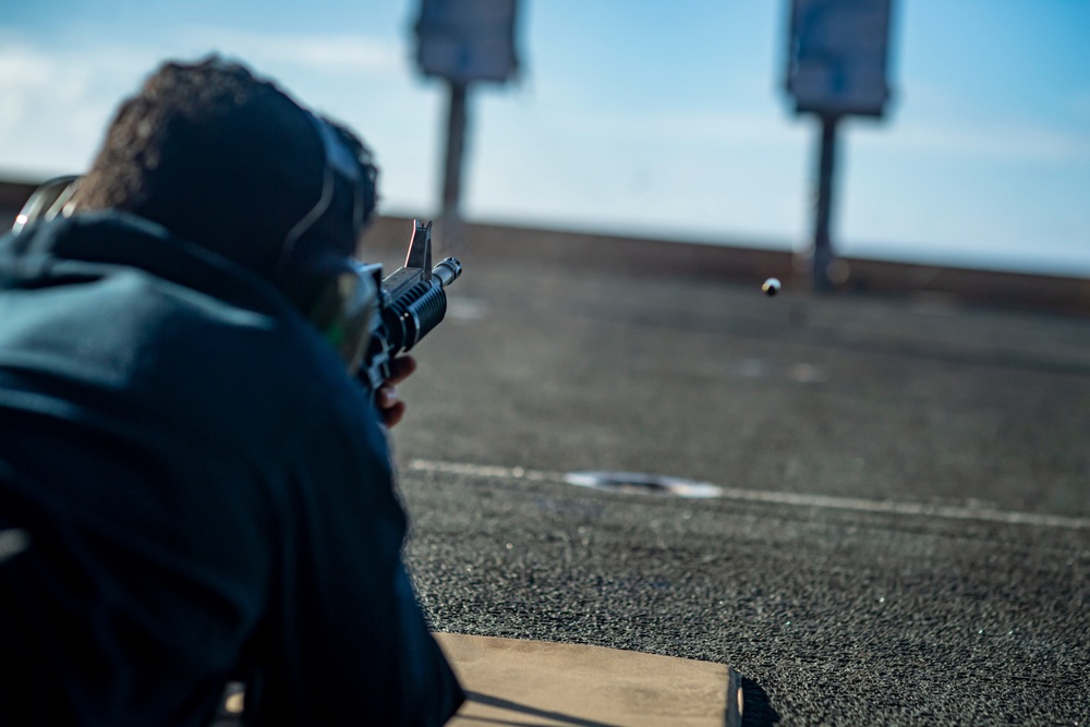 Sailors Participate In Live-Fire Exercise