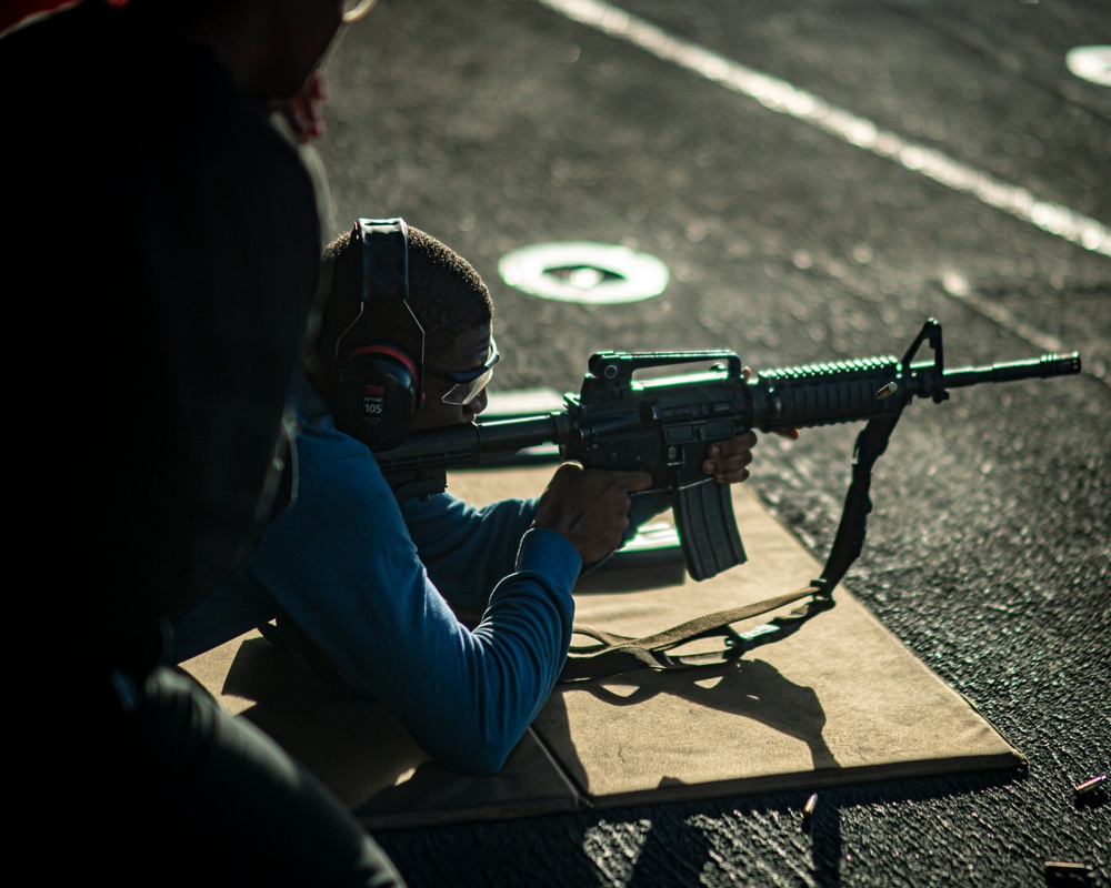 Sailor Participates In A Live-Fire Exercise