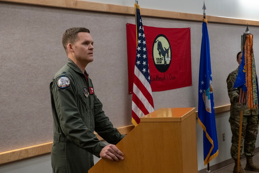 110th Bomb Squadron Assumption of Command