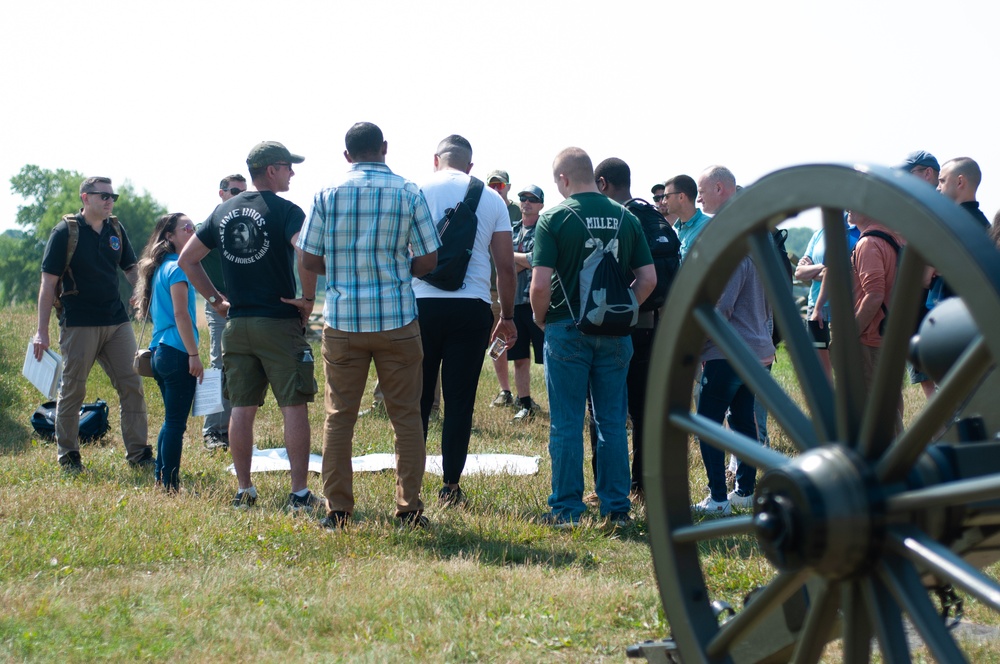 A Journey Through History: 166th Regiment HHC Visits Gettysburg National Military Park for Staff Ride