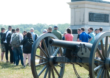 A Journey Through History: 166th Regiment HHC Visits Gettysburg National Military Park for Staff Ride